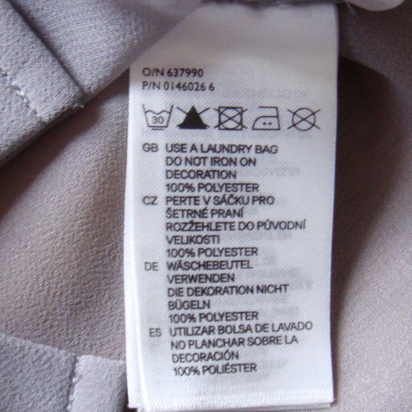 2/$25 | H&M Divided Semi-Sheer Rhinestone Collared Blouse - Picture 5 of 5